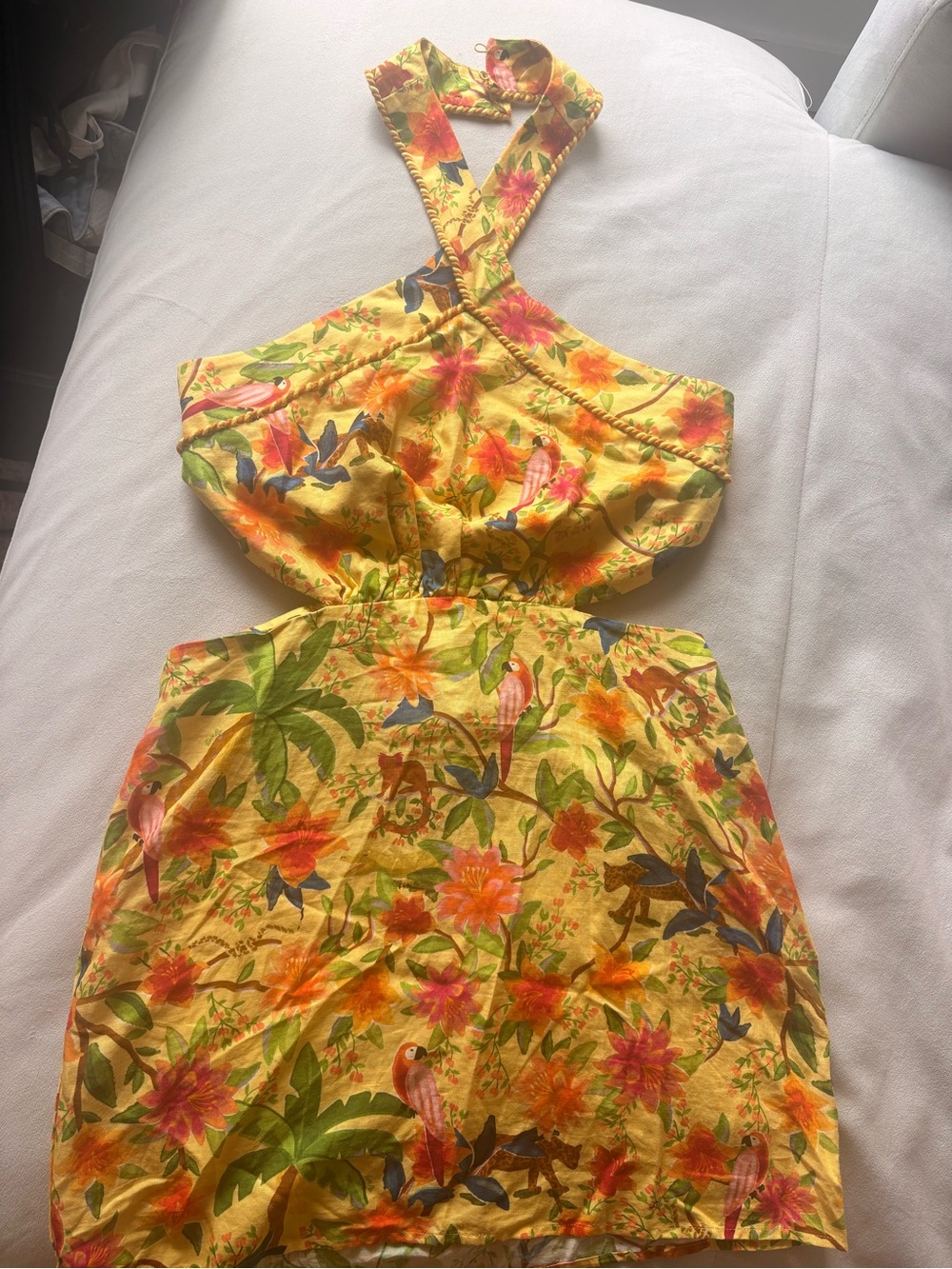 Farm Rio Halter Mini Dress - Picture 2 of 6